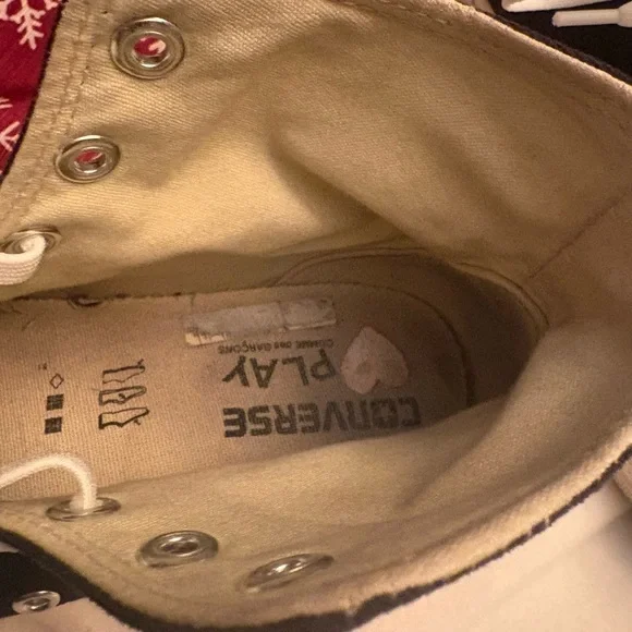 Converse Comme des Garcons Mid Shoes Sneakers Women's 8/Men’s 6 - Picture 10 of 10